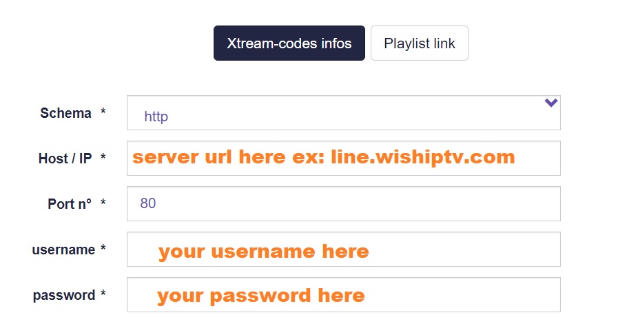 set iptv xtream codes