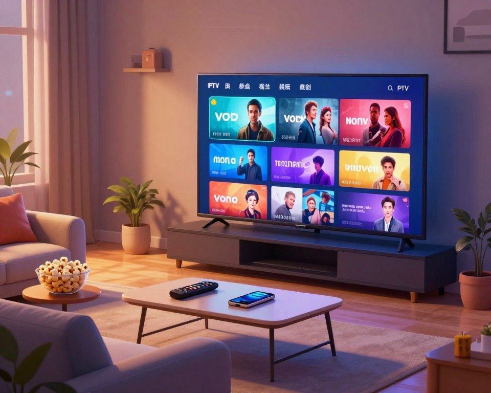 Live channels and VOD library Live channels and VOD library