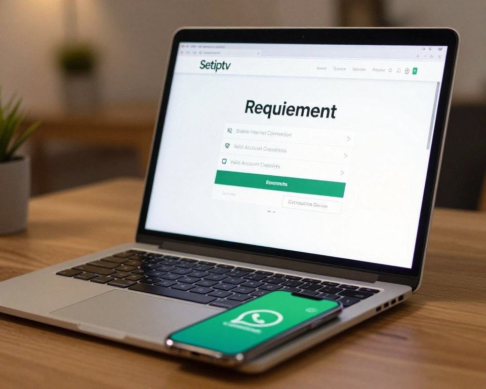 Setiptv login requirements