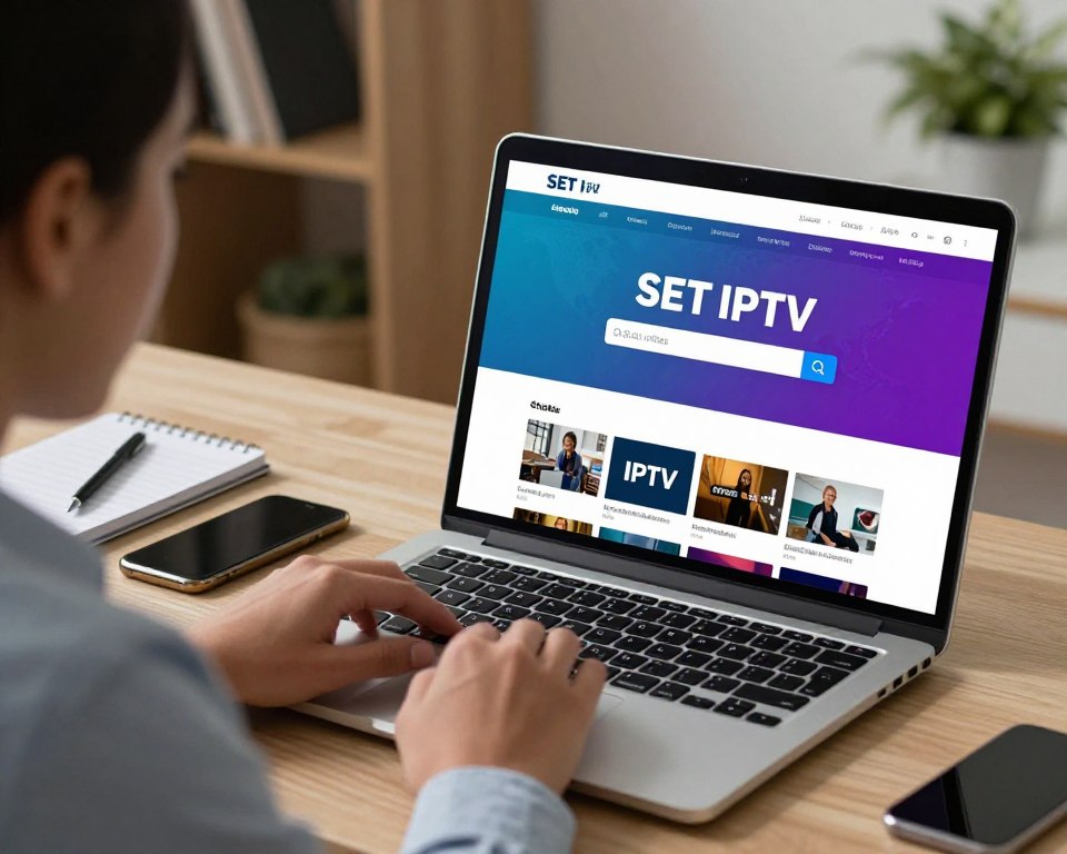 navigating set iptv web portal